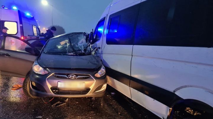В Белгородской области три человека погибли и четверо пострадали в ДТП с микроавтобусом
