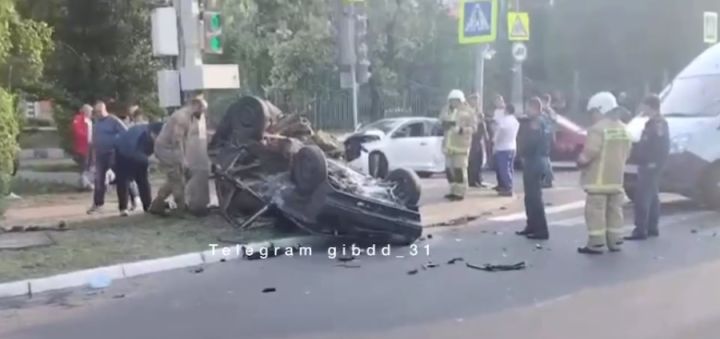 В Белгороде раскрыли причину аварии с переворотом