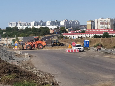 В Белгороде заканчивается строительство дороги между двумя микрорайонами 