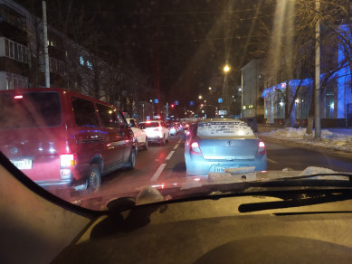 Белгородцы жалуются на невыносимые вечерние пробки