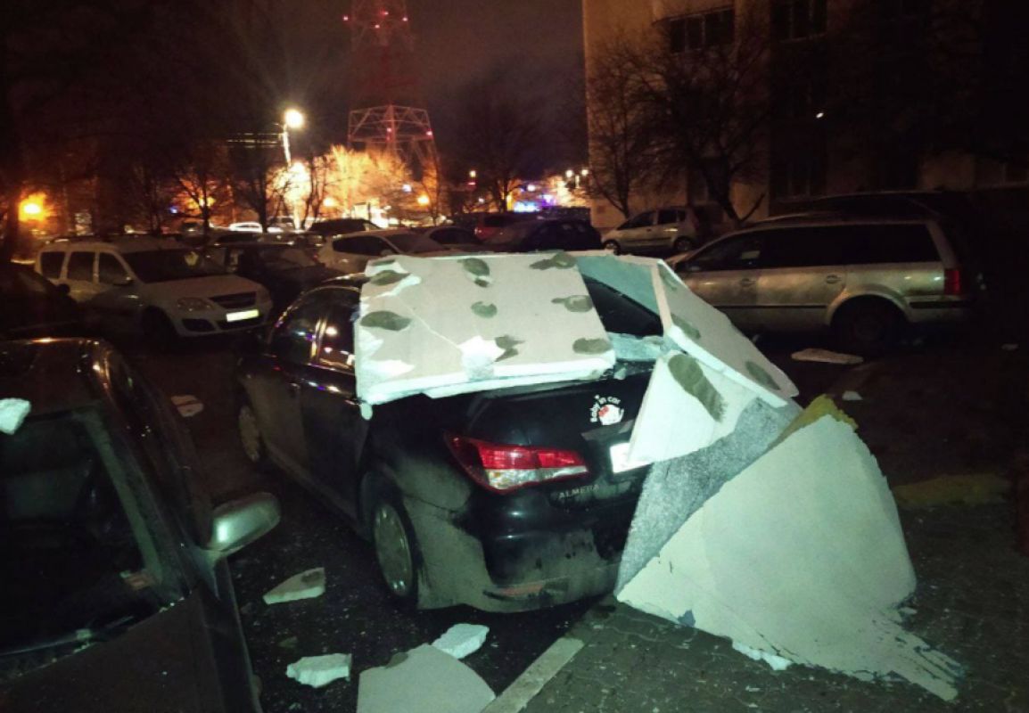 В Белгороде прокомментировали обрушение фасада на Харгоре 