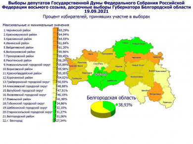 В Белгороде зафиксировали самую низкую явку на выборах в регионе
