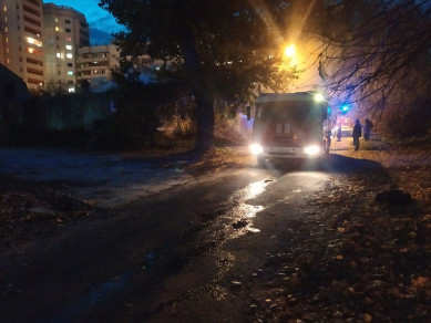 В центре Белгорода случился пожар