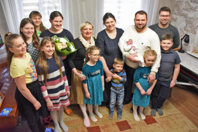 В семье из Белгорода появился десятый ребенок