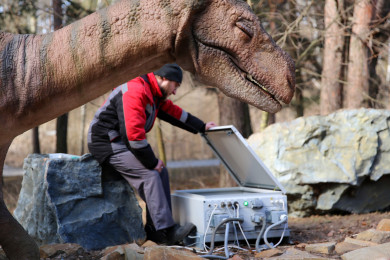 В Белгороде готовят к открытию парк динозавров