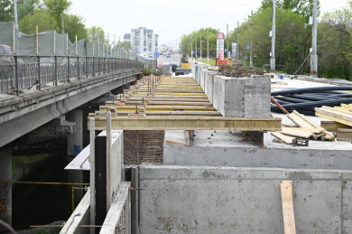 В Белгороде выполнили треть работ по ремонту крупного моста