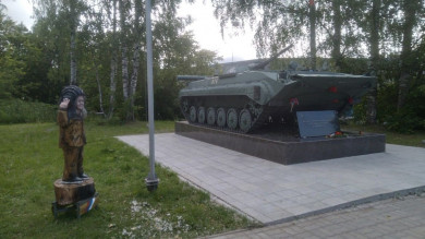 В Омутнинске установили скульптуру белгородскому Алёше