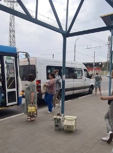 На дорогах Белгорода заметили маршрутные микроавтобусы