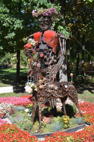 На фестивале «Белгород в цвету» появился сад с поющими соловьями