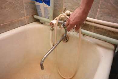 В Старом Осколе отключили горячую воду 