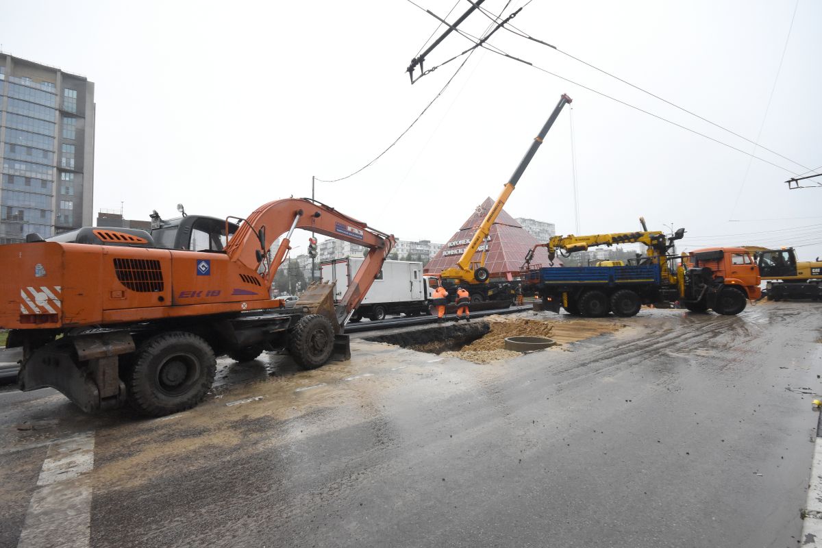 В Белгороде по ночам проводят канализацию&nbsp;