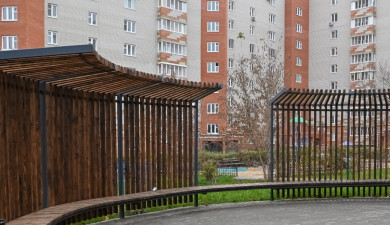 В Белгороде обустроили сквер «Спутник»