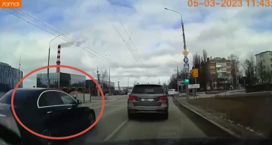 В Белгороде дорожного нарушителя оштрафовали после видео в сети