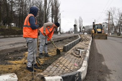 В Белгороде идет масштабный ремонт дорог по нацпроекту