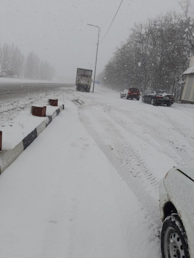 В Белгородской области в последний день марта выпал снег