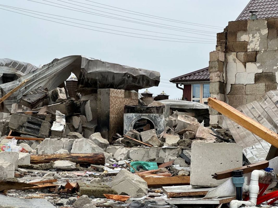 Белгородский губернатор: «Вместо двухэтажного дома гора обугленного кирпича»