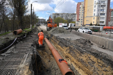 В Белгороде ремонт улицы Губкина от Костюкова до проспекта Ватутина завершён на 70%