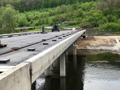 Вячеслав Гладков: В Белгородской области заканчивается строительство моста через реку Оскол 