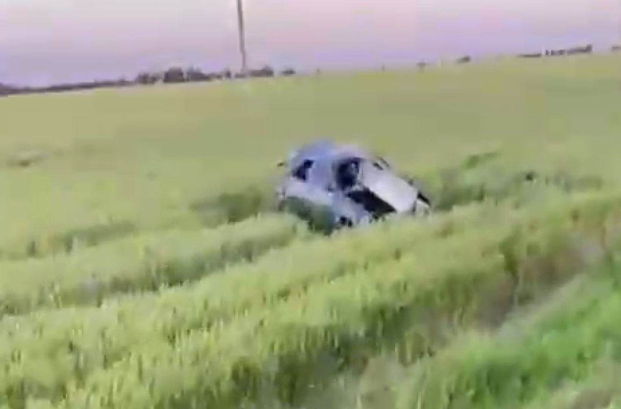 В Белгородской области молодой водитель вылетел с дороги