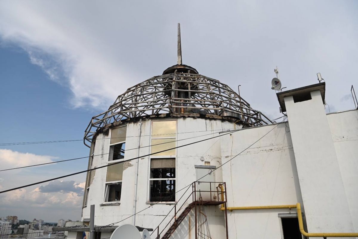 В центре Белгорода купол многоэтажки начнут восстанавливать после пожара