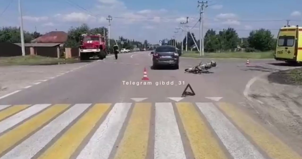 В Белгородской области зафиксировали всплеск ДТП с участием детей