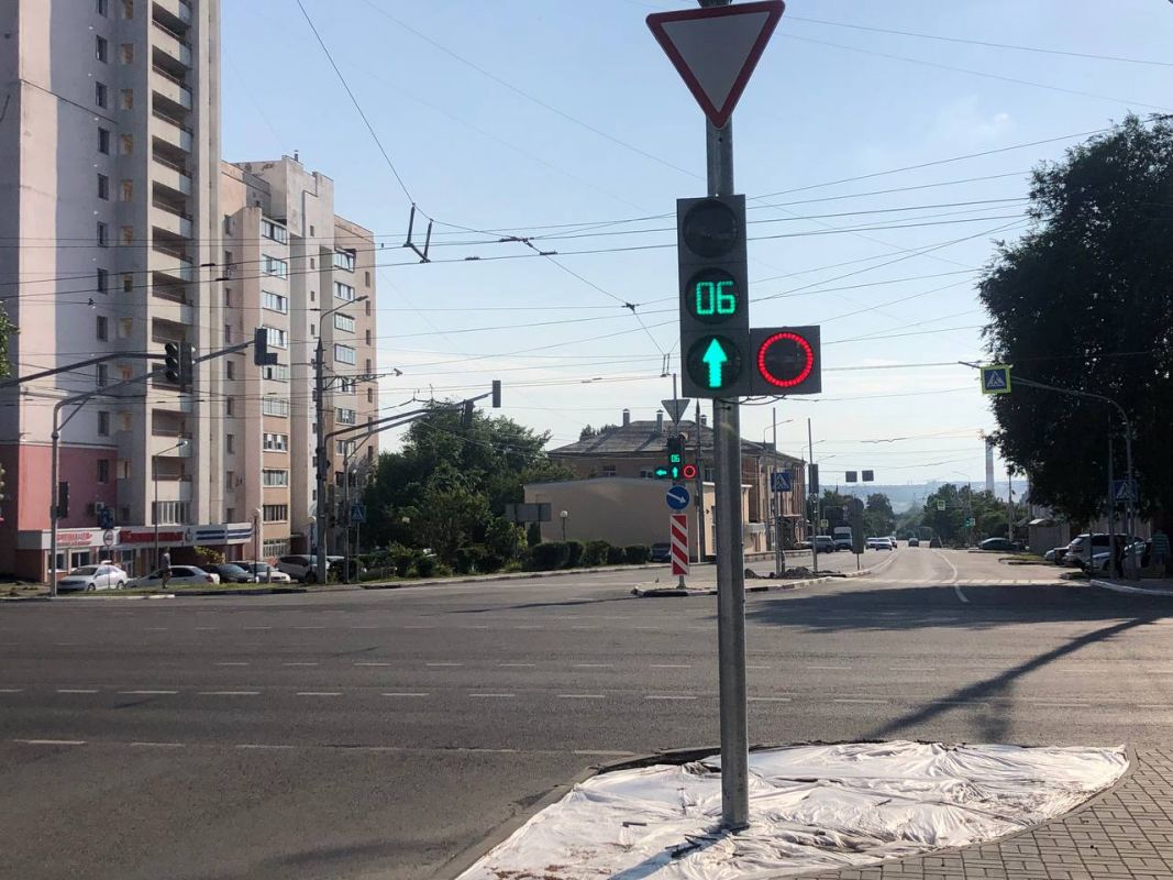 Светофор на пересечении Богданки и Мичурина заработал по новой схеме