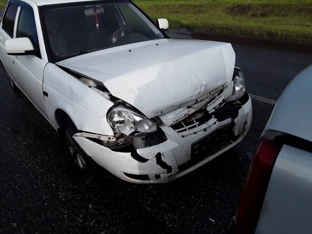 Паровозик из трех машин спровоцировал пробку на Ботаническом саду