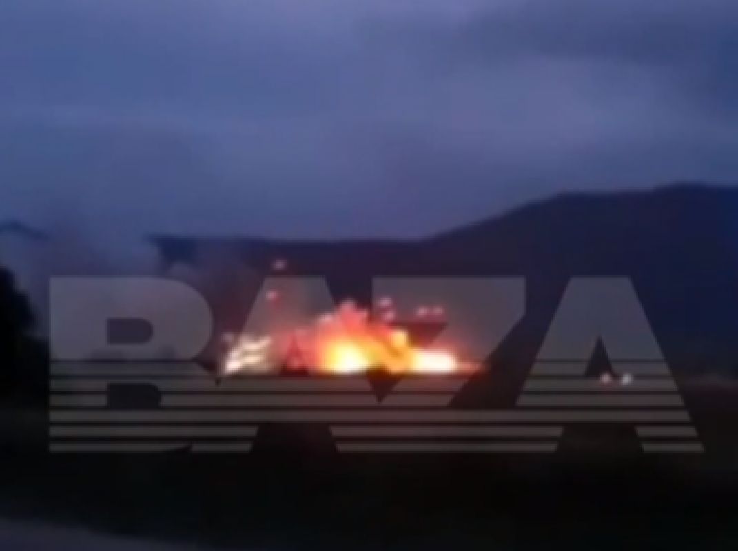 Из-за пожара на&nbsp;полигоне перекрыта трасса «Таврида» в&nbsp;Крыму