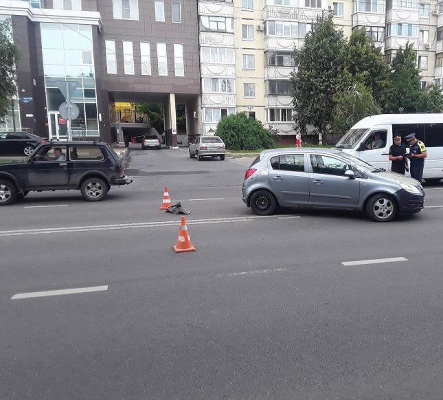 В Белгороде водитель-нарушитель сбил пешехода-нарушителя