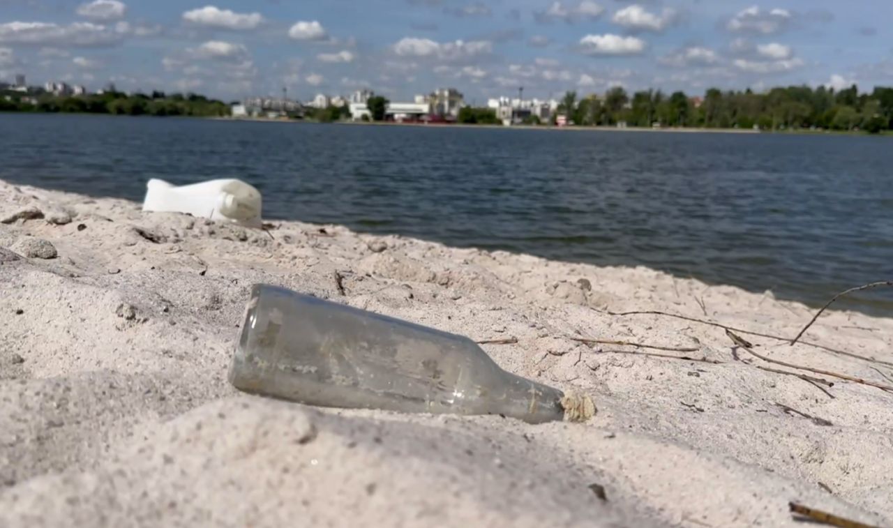 В Белгороде водолазы расчистили новый пляж