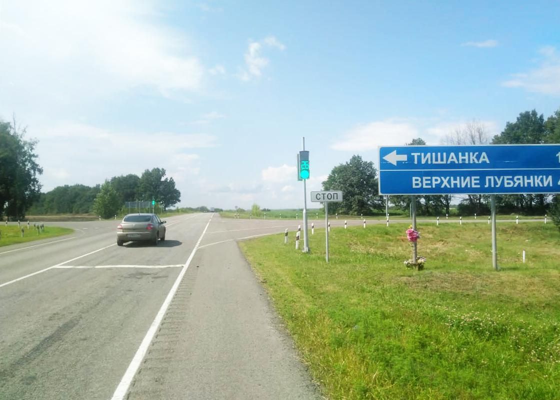 В Белгородской области на месте смертельного ДТП появился светофор