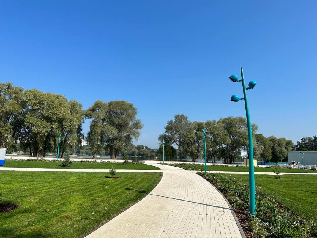 В Белгороде на новом пляже создадут тень для отдыхающих