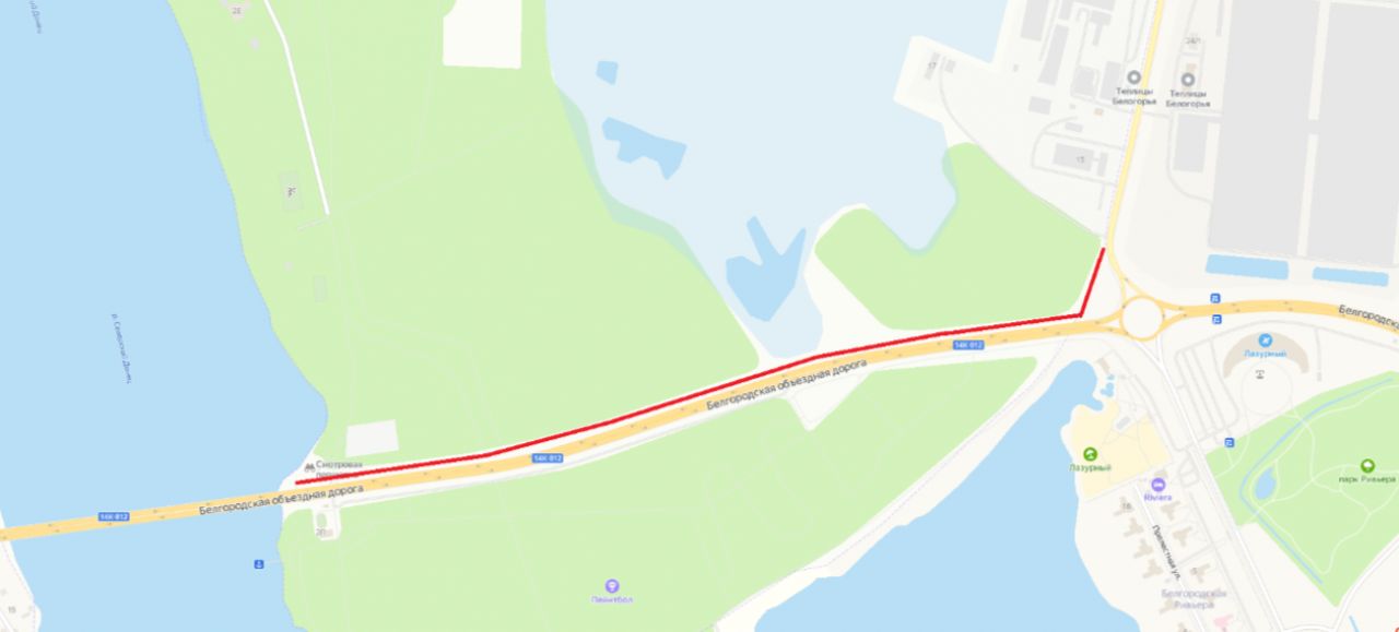 В Белгороде возле аквапарка построят велопешеходную дорожку