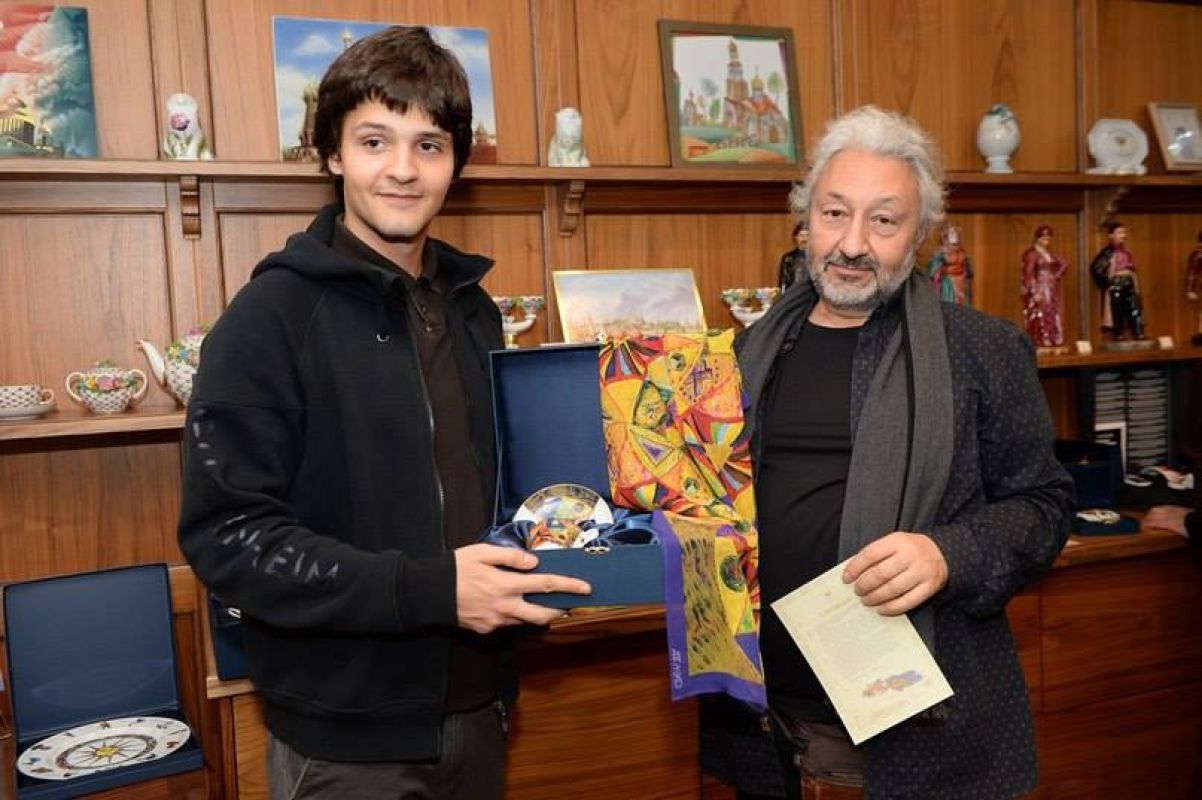 <p>Стас Намин и его сын Артём</p>