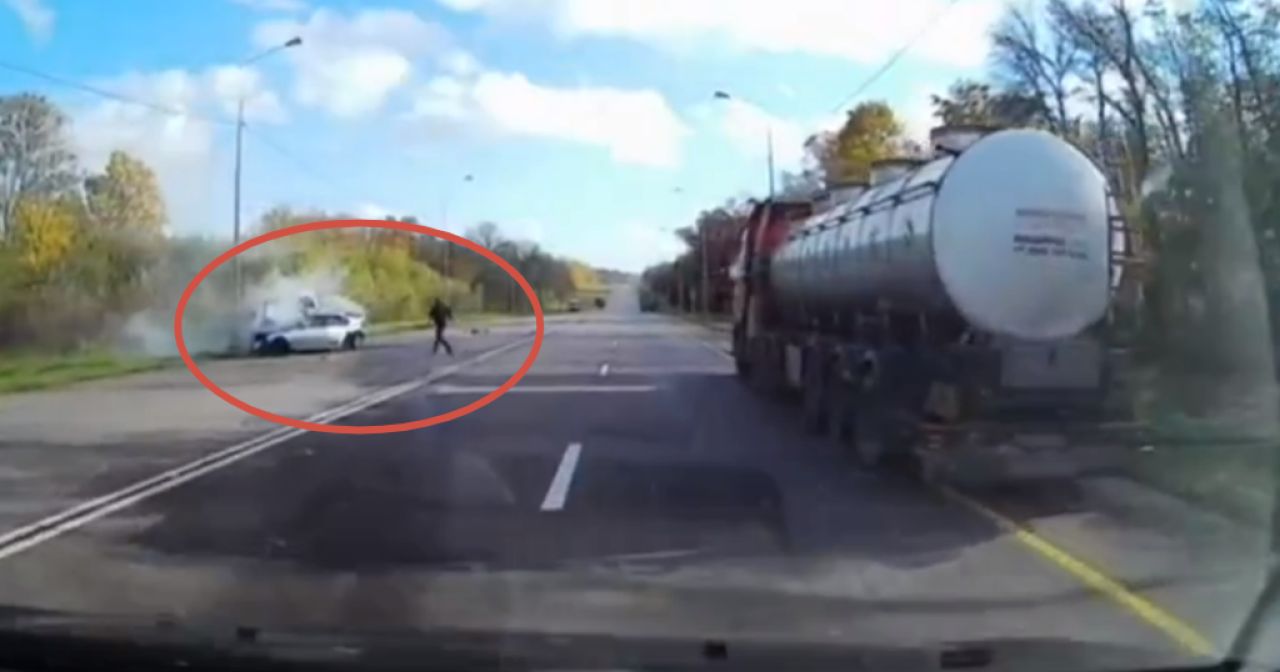 Смертельную аварию в Белгородской области записала камера