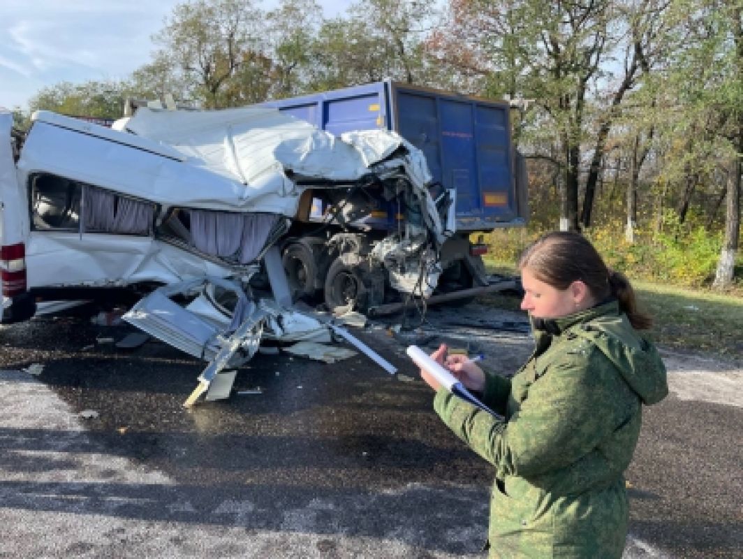 По факту ДТП с микроавтобусом возбудили уголовное дело