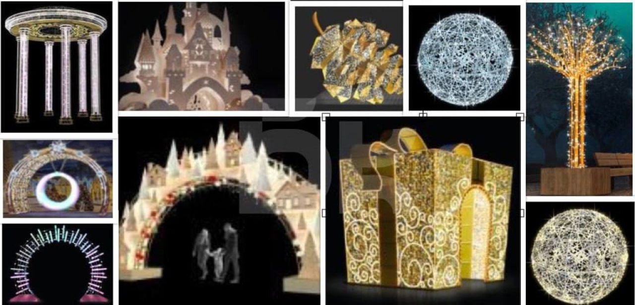 В Белгороде установят новые новогодние украшения