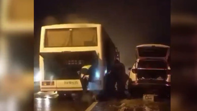В Белгородской области спасли замерзающих пассажиров автобуса