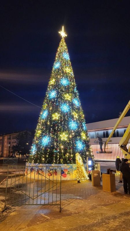 Корочанцы требуют убрать «вражескую подсветку» с новогодней елки