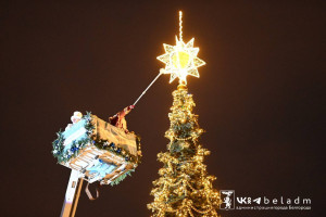 Дед Мороз прилетел в Белгород на санях