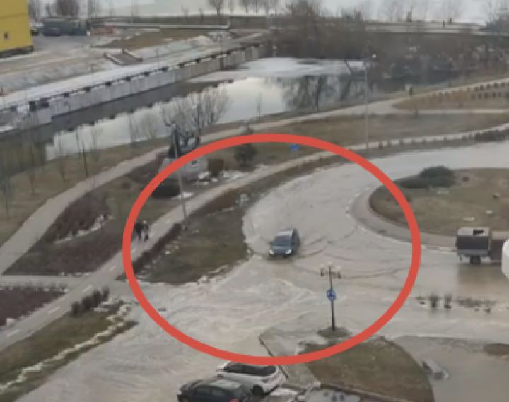 В Белгороде затопило Левобережье