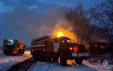 В Белгородской области дом сгорел из-за непотушенной сигареты