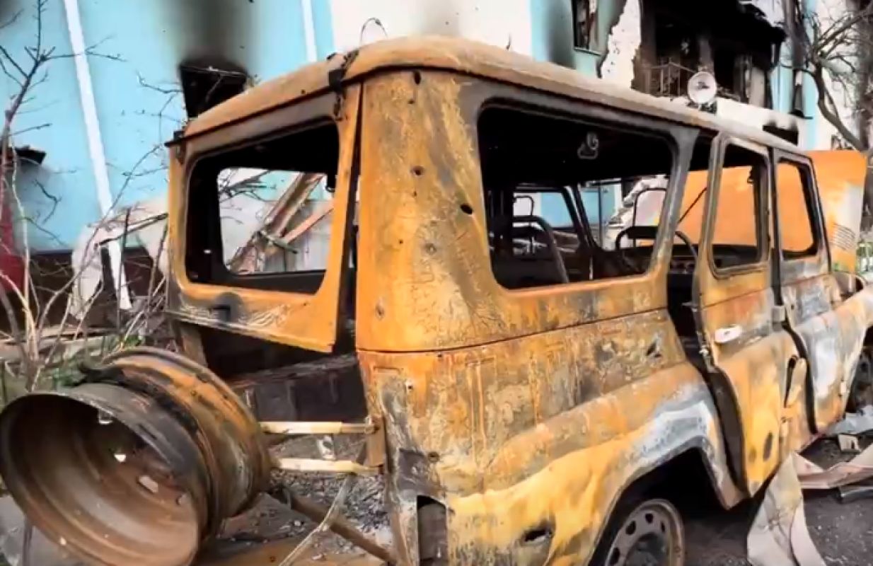 Белгородцам показали разрушенный Грайворон