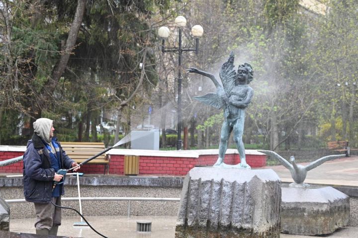 В Белгороде в центральном парке запустят фонтан «Кувшинка»