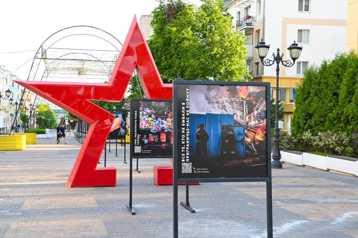 В Белгороде на месте трагедии 30 декабря открыли говорящую инсталляцию