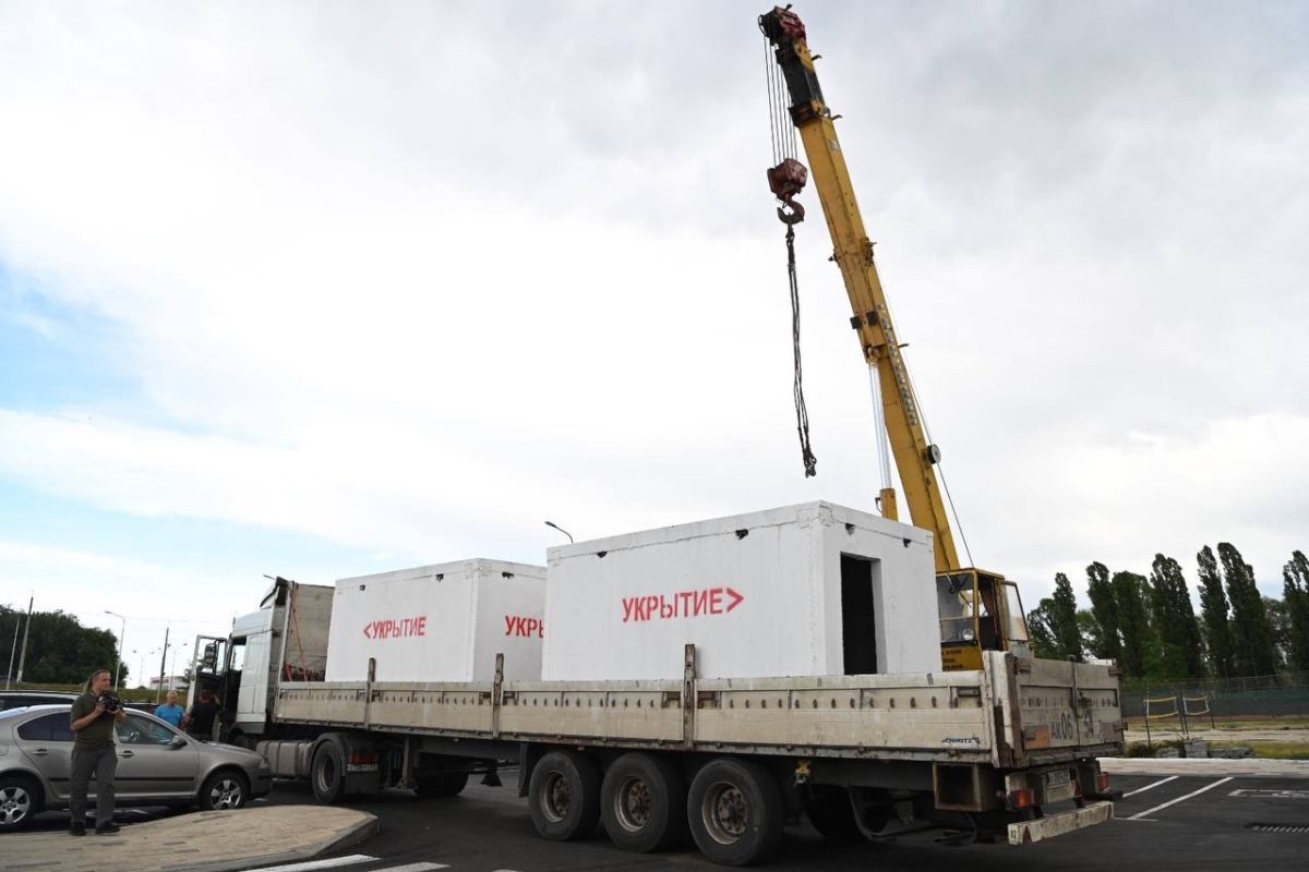 В Белгороде возле обрушившегося дома установят укрытие