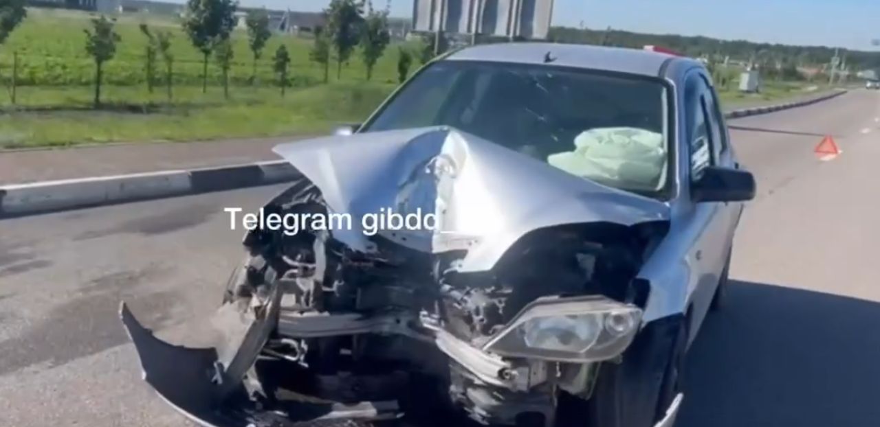 Пьяный пенсионер согнул столб на трассе между Белгородом и Соломино