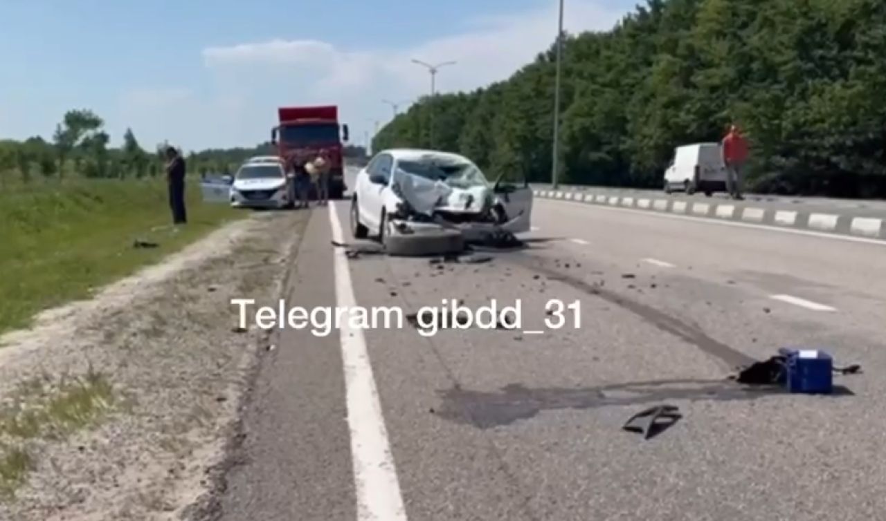 В Белгородской области водитель уснул за рулем и попал в ДТП