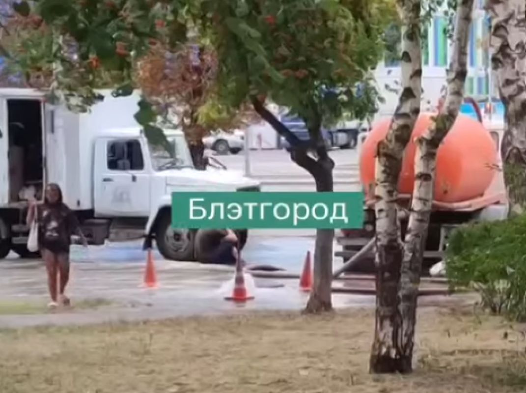 В Белгороде возле рынка «Семейный» открылся коммунальный фонтан