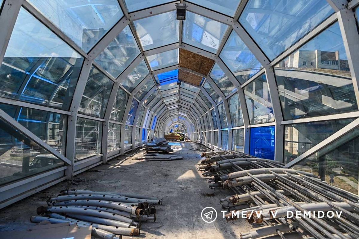 В Белгороде на наземном переходе появится архитектурная подсветка